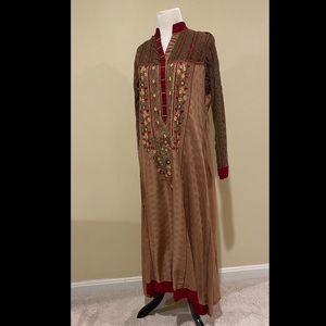 Kameez and trouser with scarf